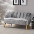 Modern Velvet Settee F743