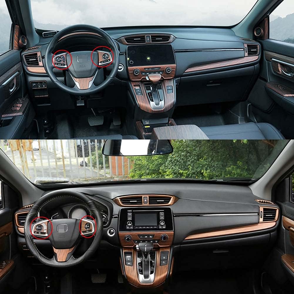 Peach Wood Grain Steering Wheel Cover Trims G62665