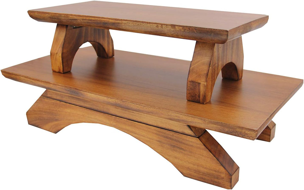 Solid Wood Hand Carved Meditation Table I13003