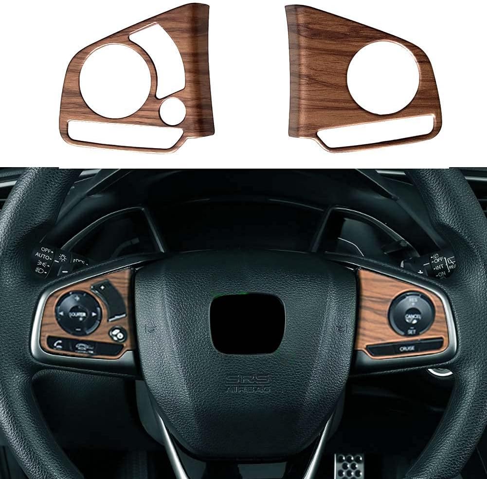 Peach Wood Grain Steering Wheel Cover Trims G62665
