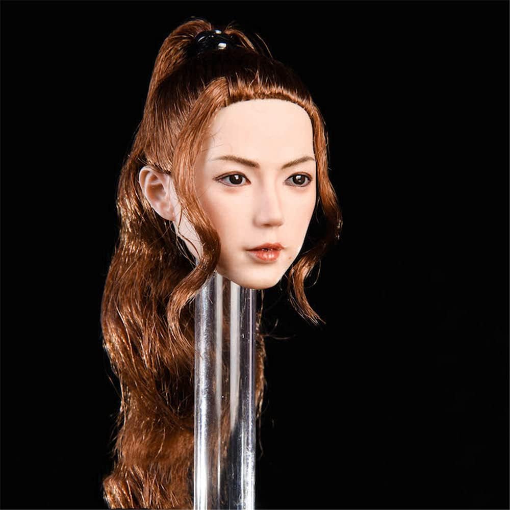 1/6 Scale Female Figure Head Sculpt for 12 Inch Action Figure P296982