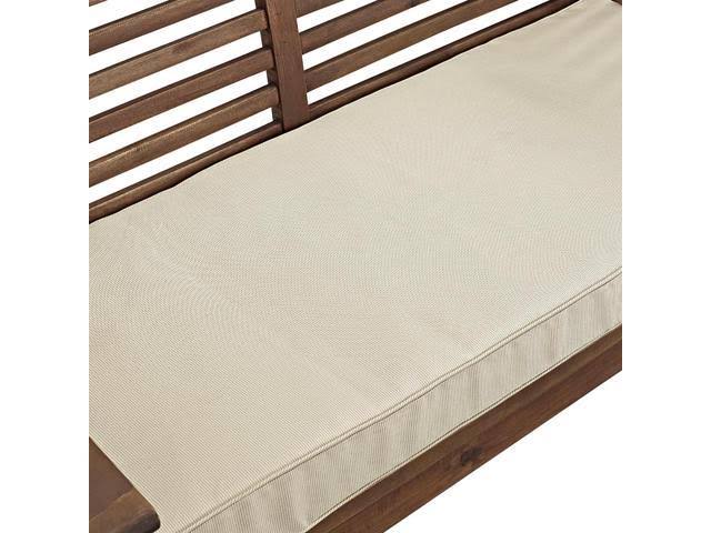 Acacia Wood Patio Loveseat Bench C148
