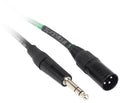 Green XLR to 1/4 TRS Balanced Cables Z329426