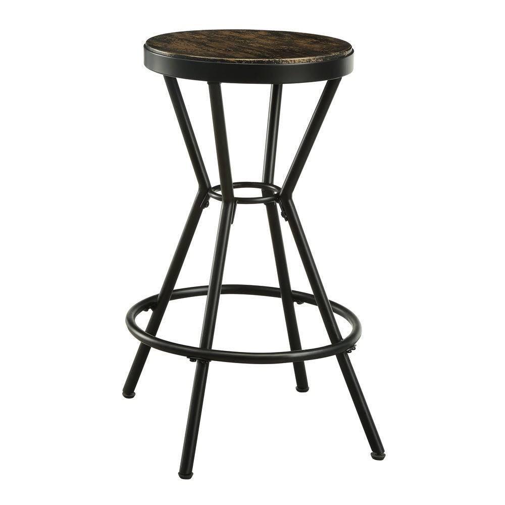 Black Industrial Vintage Bar Stool A8264