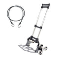 Aluminum Alloy 6 Crystal Wheels Stair Climbing Cart P981893