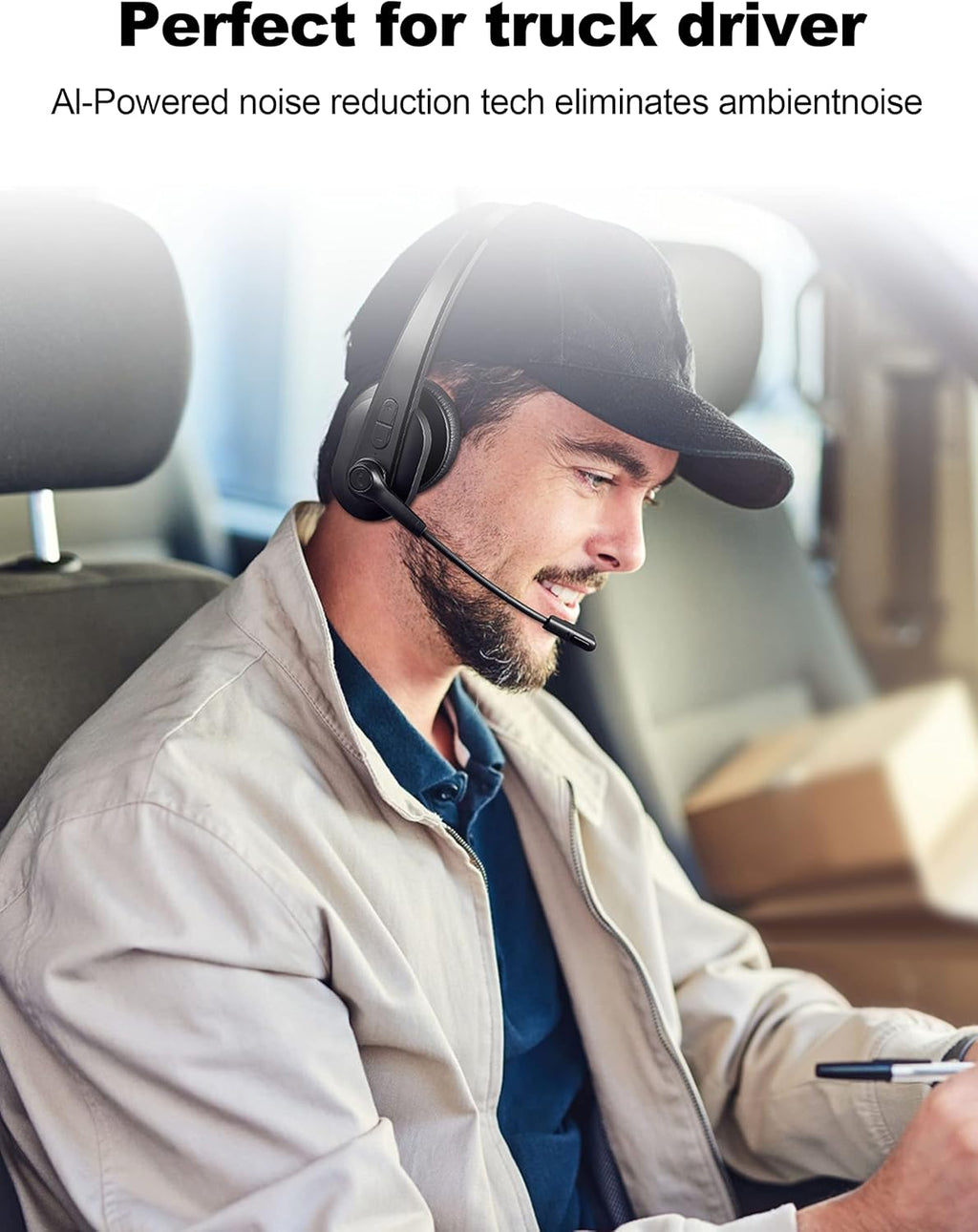 Bluetooth Headset with Noise Canceling Microphone E3114
