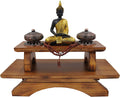 Solid Wood Hand Carved Meditation Table I13003
