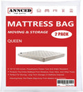 2 Packs Queen or California King Mattress Bag 4 mil Polyethylene Y466621