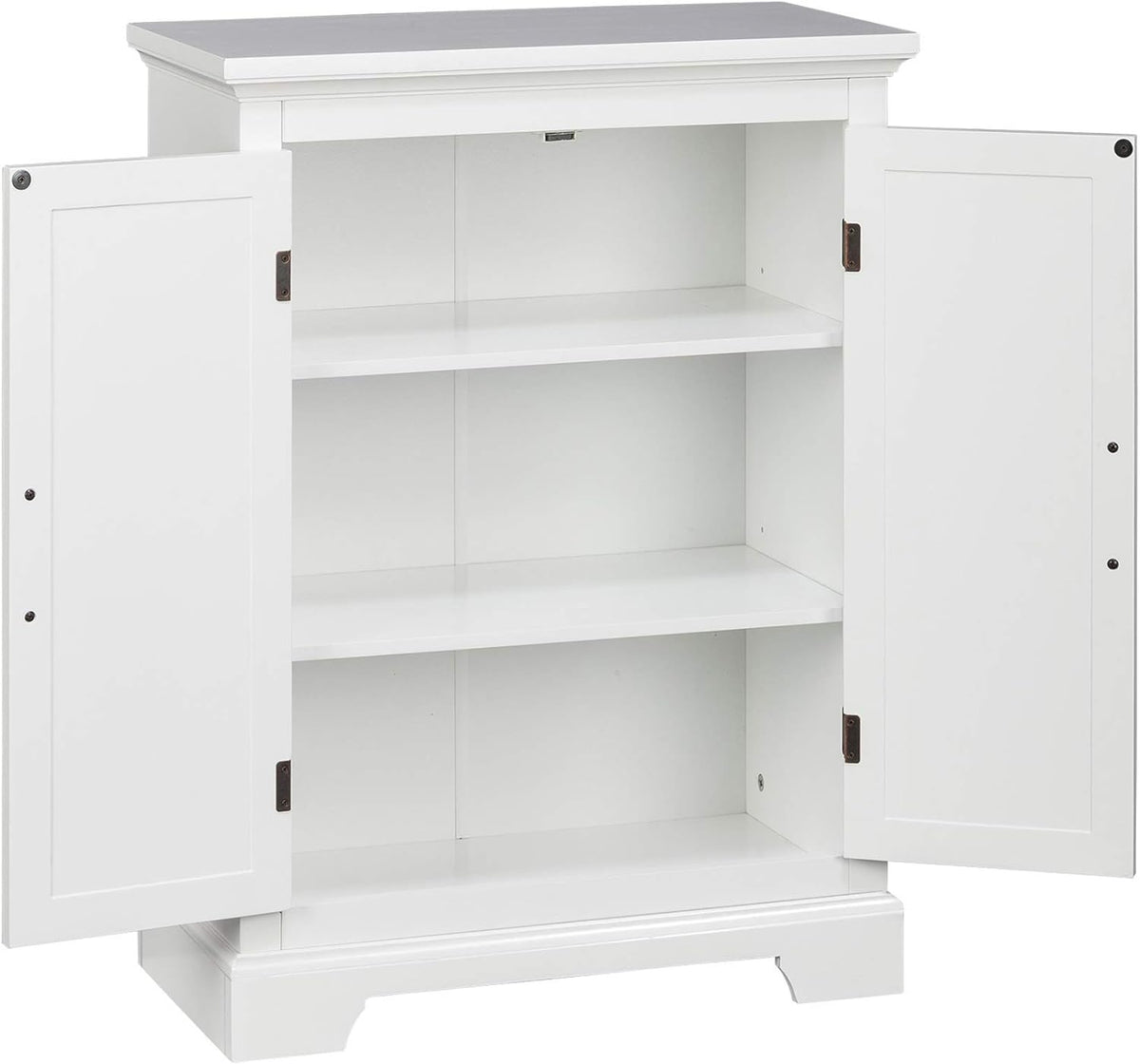 White 2 Door Freestanding Storage Cabinet U762