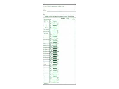 Weekly Time Cards N6026