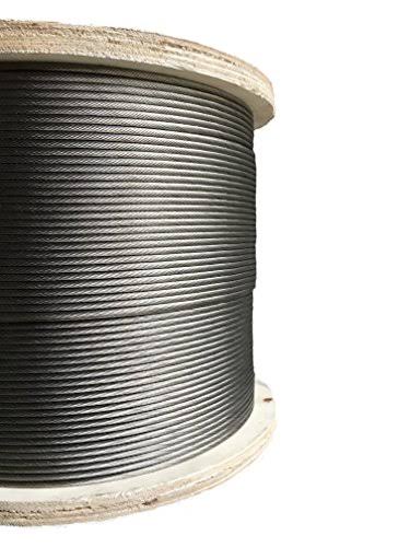 Stainless Steel Aircraft Cable 1/8x22 250ft D92420