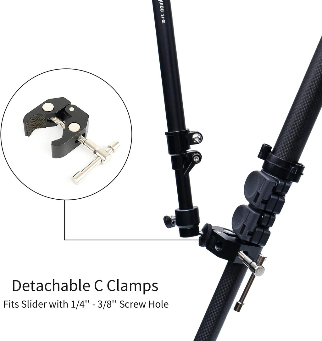 Camera Slider Support Arm Adjustable Length 23”-37.5” Pack-2 S378158