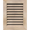 Unfinished Smooth Pine Gable Vent Q1731