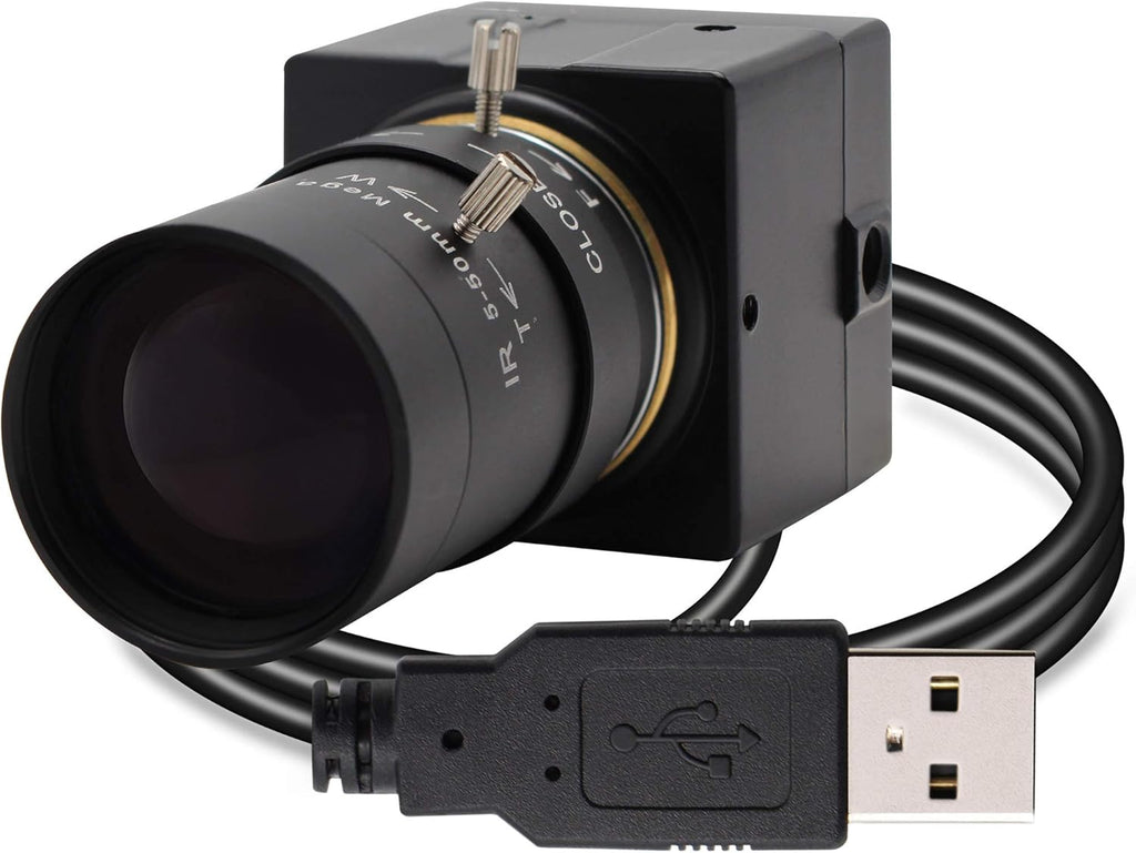 USB 5-50mm Varifocal Lens 1080P CMOS Webcam Q715382