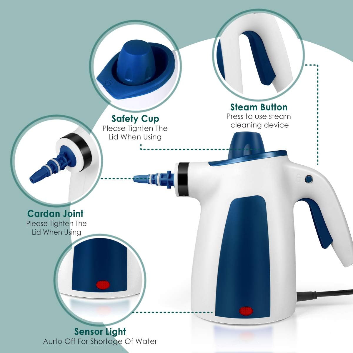 Handheld Steam Cleaner Pack of 2 K84500