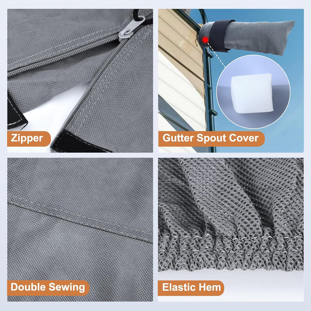 Heavy Duty RV Cover for 31'-34' Motorhome W594