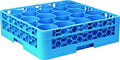 20 Compartment Glass Rack with 1 Extender, Blue (Pack of 4) O742