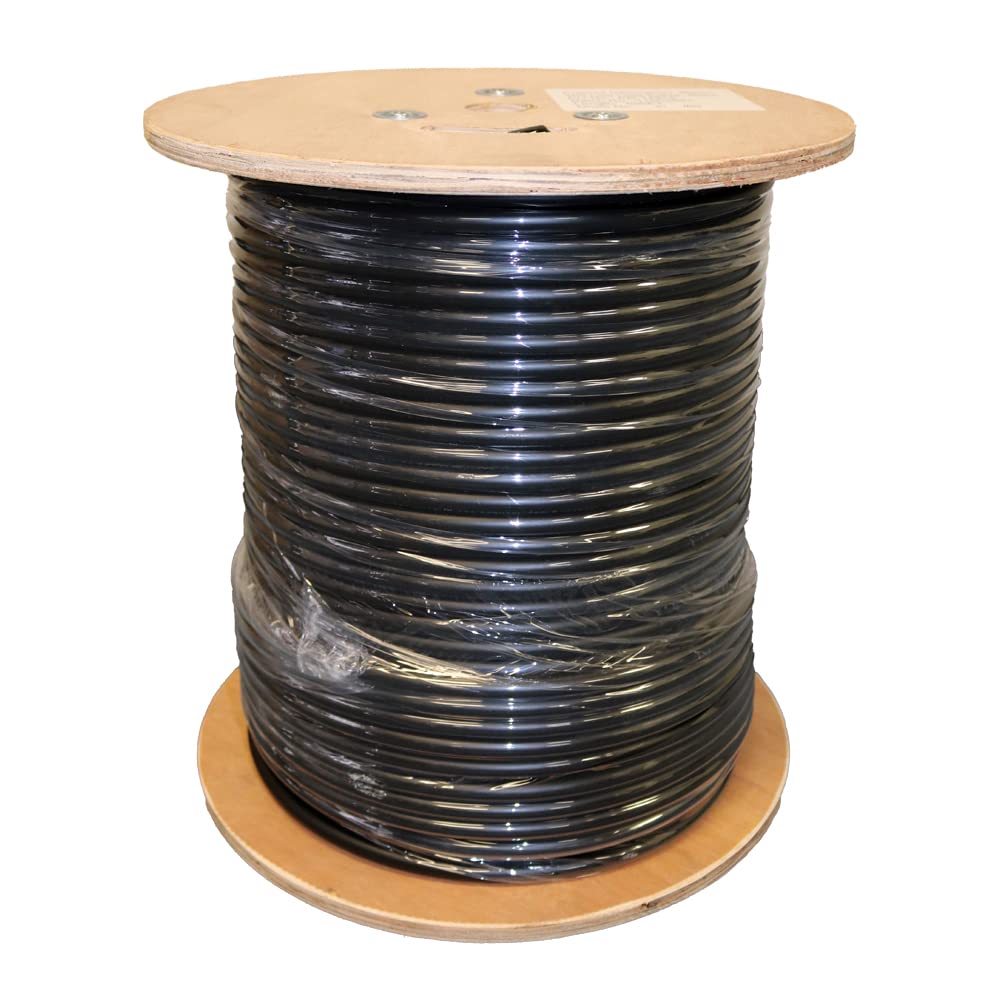 50-ohm N-Male to N-Male Black Coax Cable 60ft S151