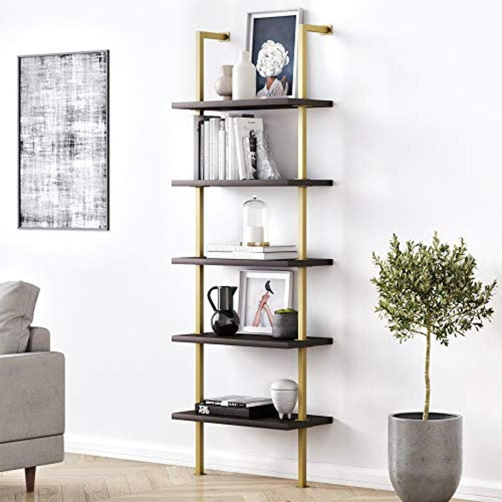 5-Shelf Oak Wood Modern Bookcase G258264