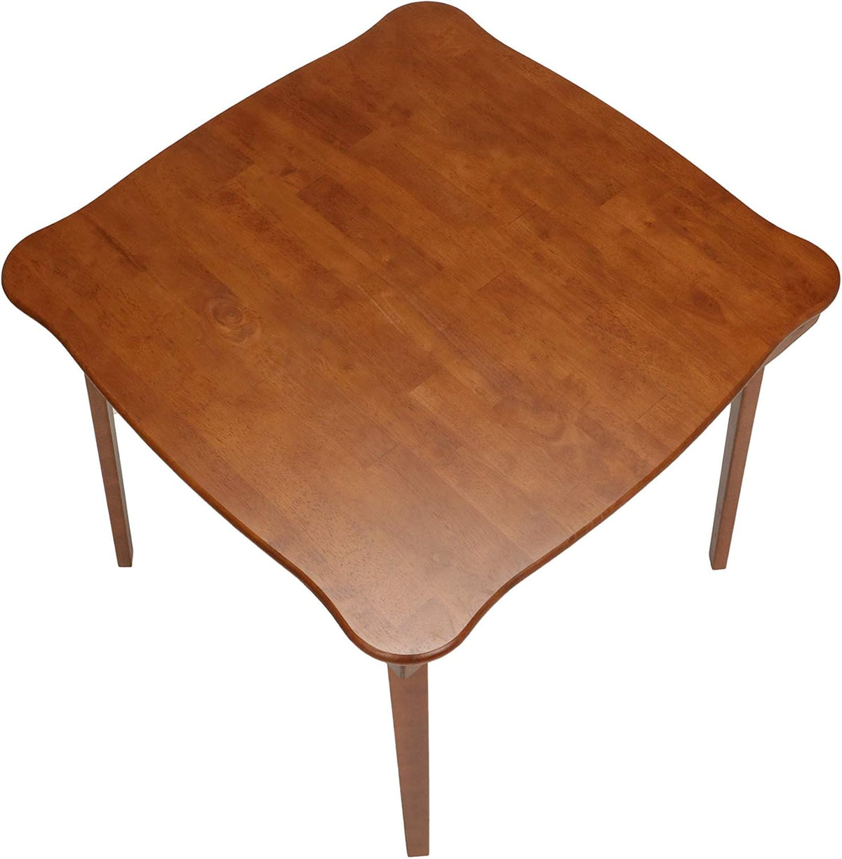 Folding Card Table Cherry Finish N363839