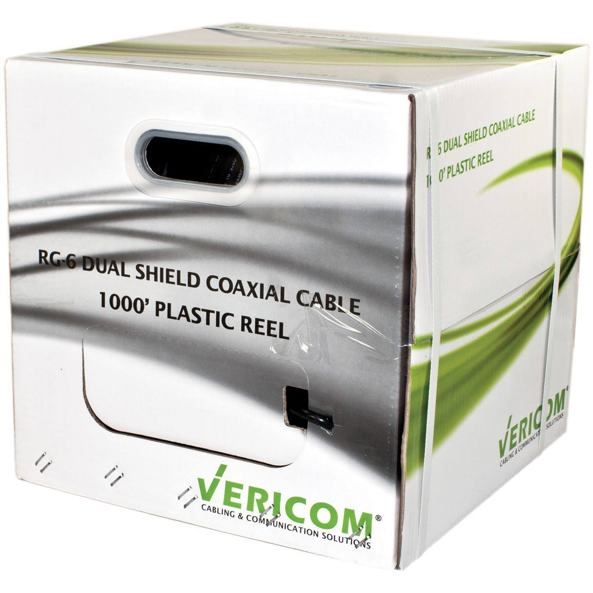 RG6 CCS Dual-Shield Coaxial Cable 1000ft Q109