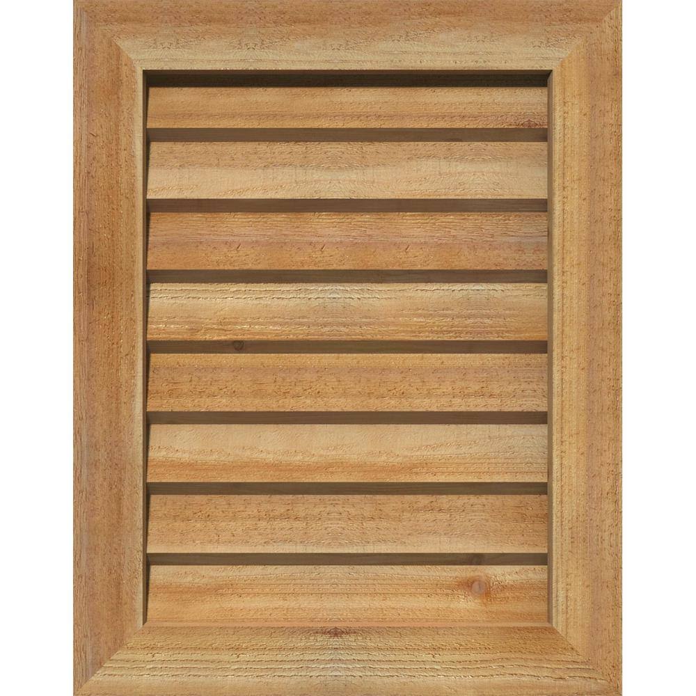 Vertical Gable Vent Unfinished Non-Functional N457593