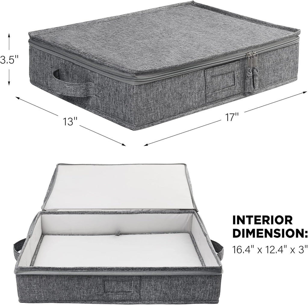 Hard Shell China Storage Container 17x13x3.5 in H14435