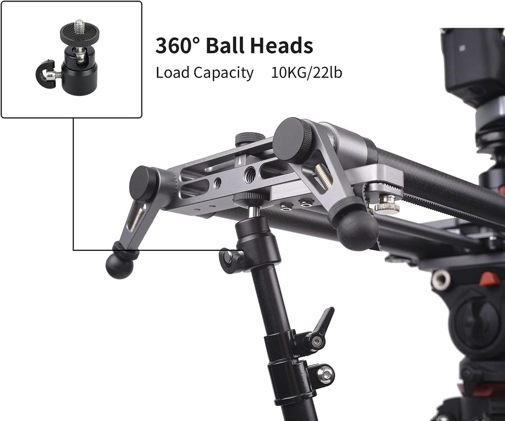 Camera Slider Support Arm Adjustable Length 23”-37.5” Pack-2 S378158