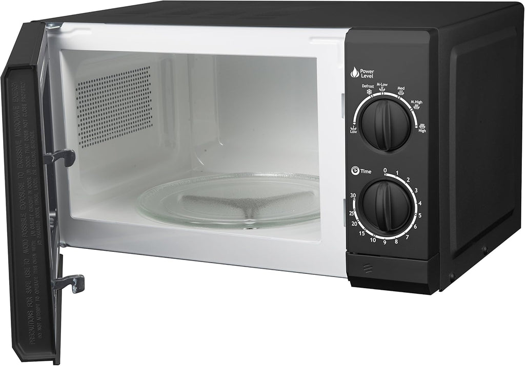 700-Watts 0.6 Cubic Feet Black Microwave Oven R824863
