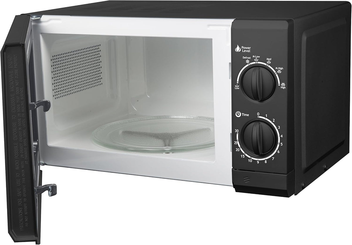 700-Watts 0.6 Cubic Feet Black Microwave Oven R824863