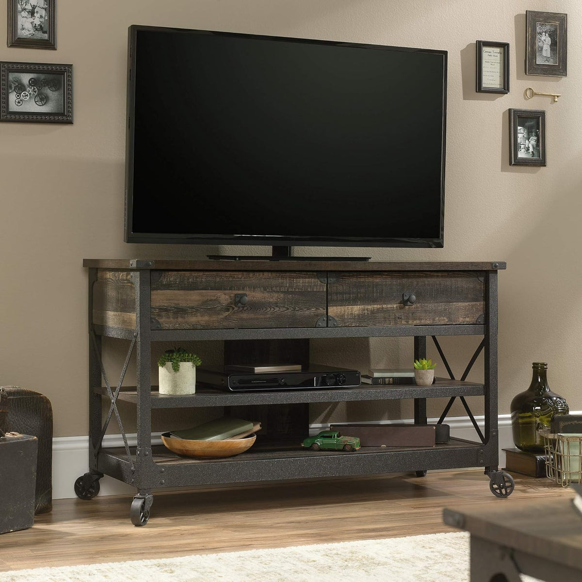 Carbon Oak Finish TV Stand D3250