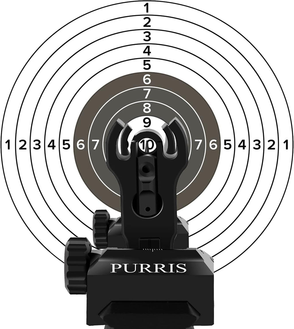 Flip Up Iron Sights Aluminum Front and Rear Set K875584