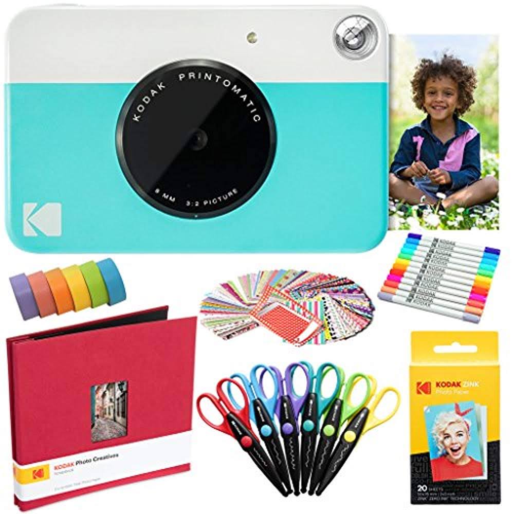 Instant Camera with Zink Paper and Scrapbook W9319