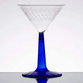 2-Piece 6-Ounce Blue Martini Glass S5720
