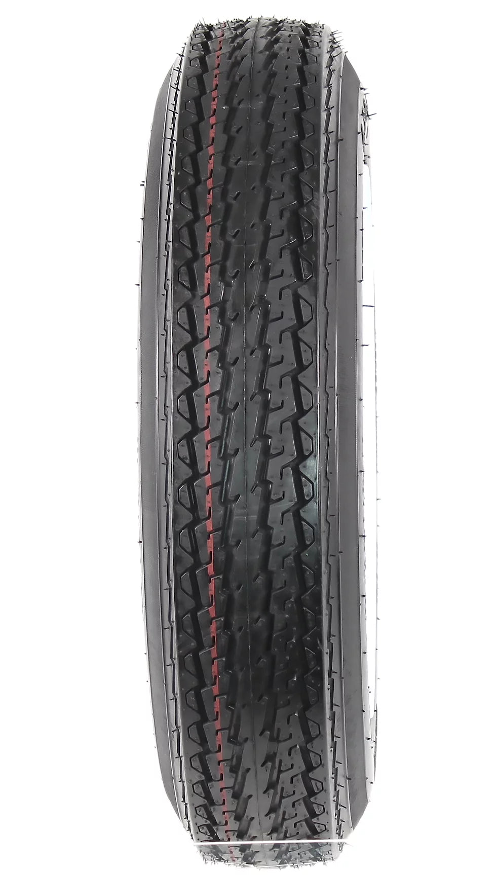 2-Pack Trailer Tire On Rim 4.80-12 12 in. Load C 4 Lug White Spoke Wheel D677315