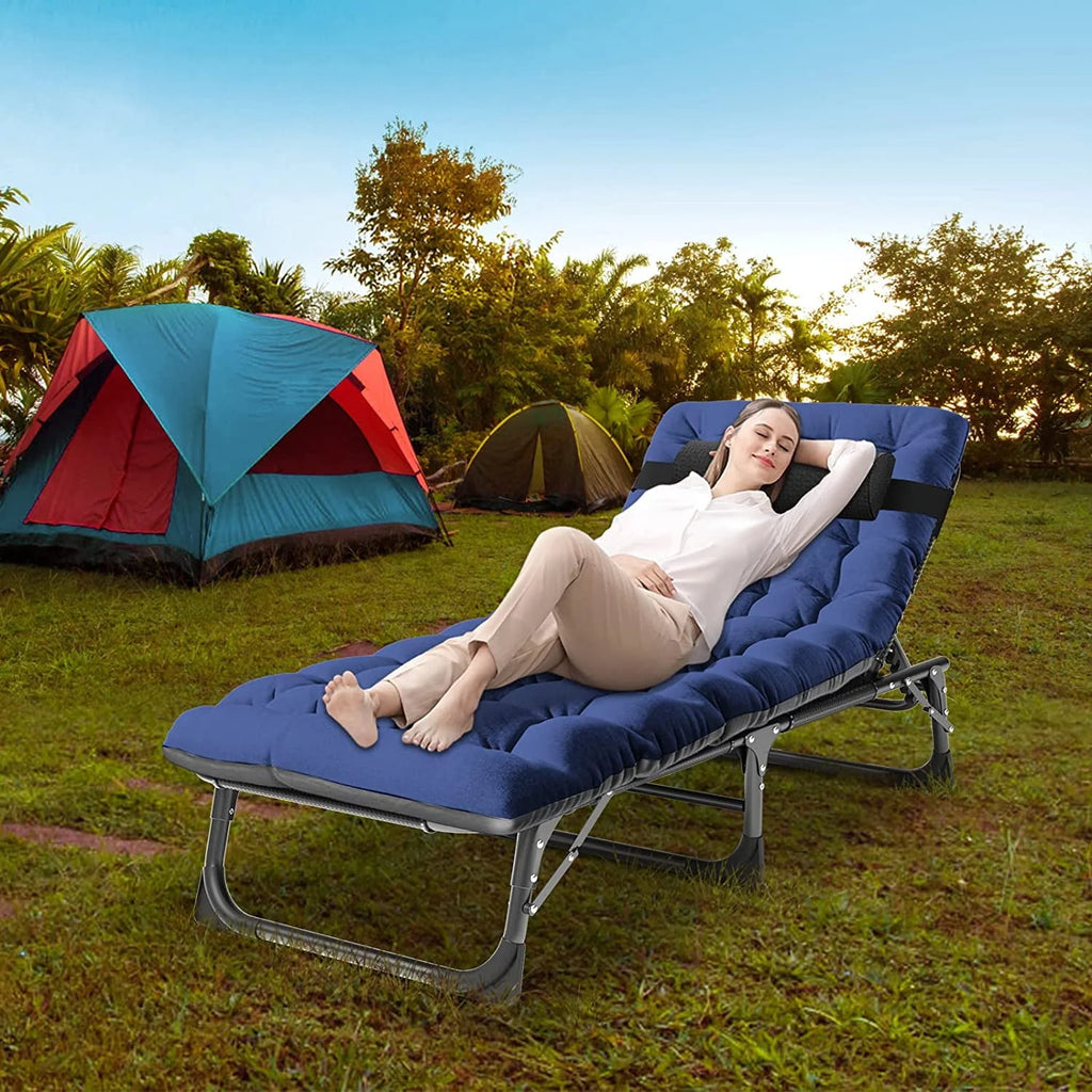 Folding Chaise Lounge Chair 5-Position Heavy Duty U9436