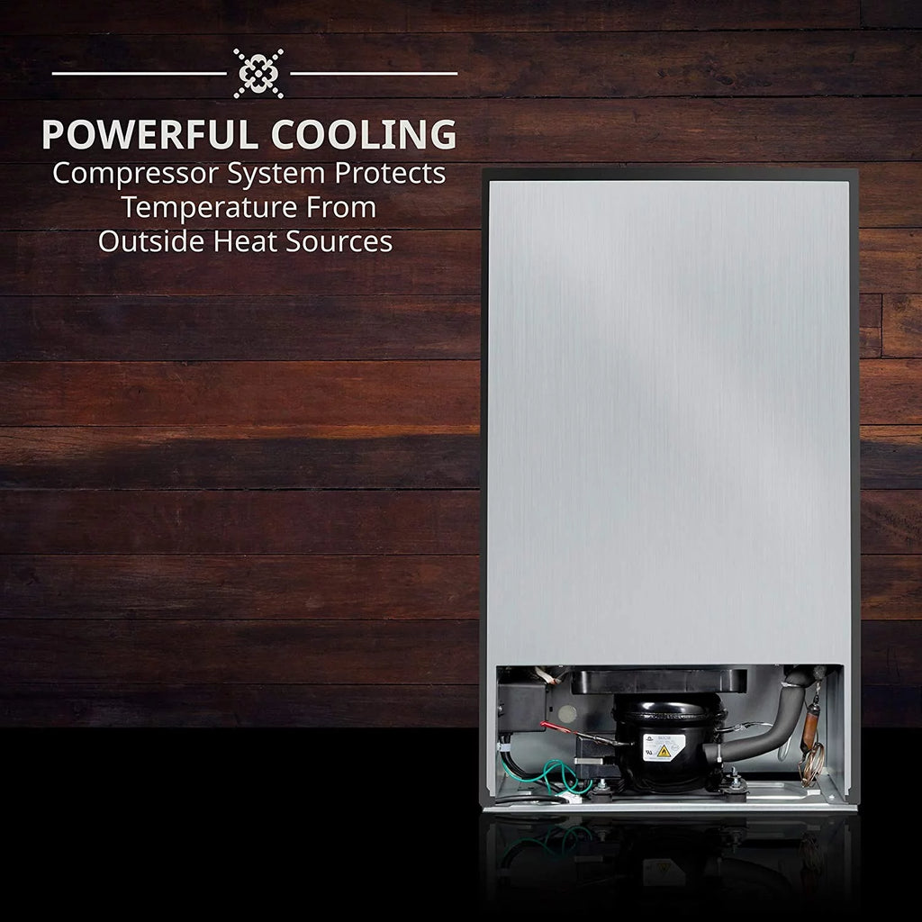 18 Bottle Compressor Cooler Refrigerator Black M70771