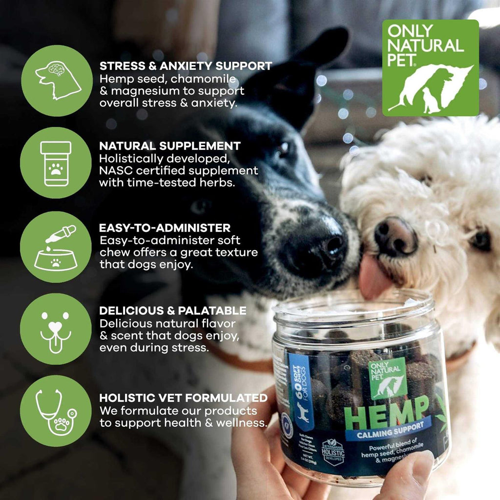 Hemp Calming Support Soft Dog Chews Z83449