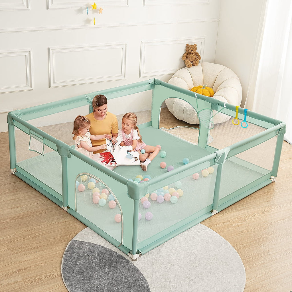 63x63'' Gray Baby Playpen A613536