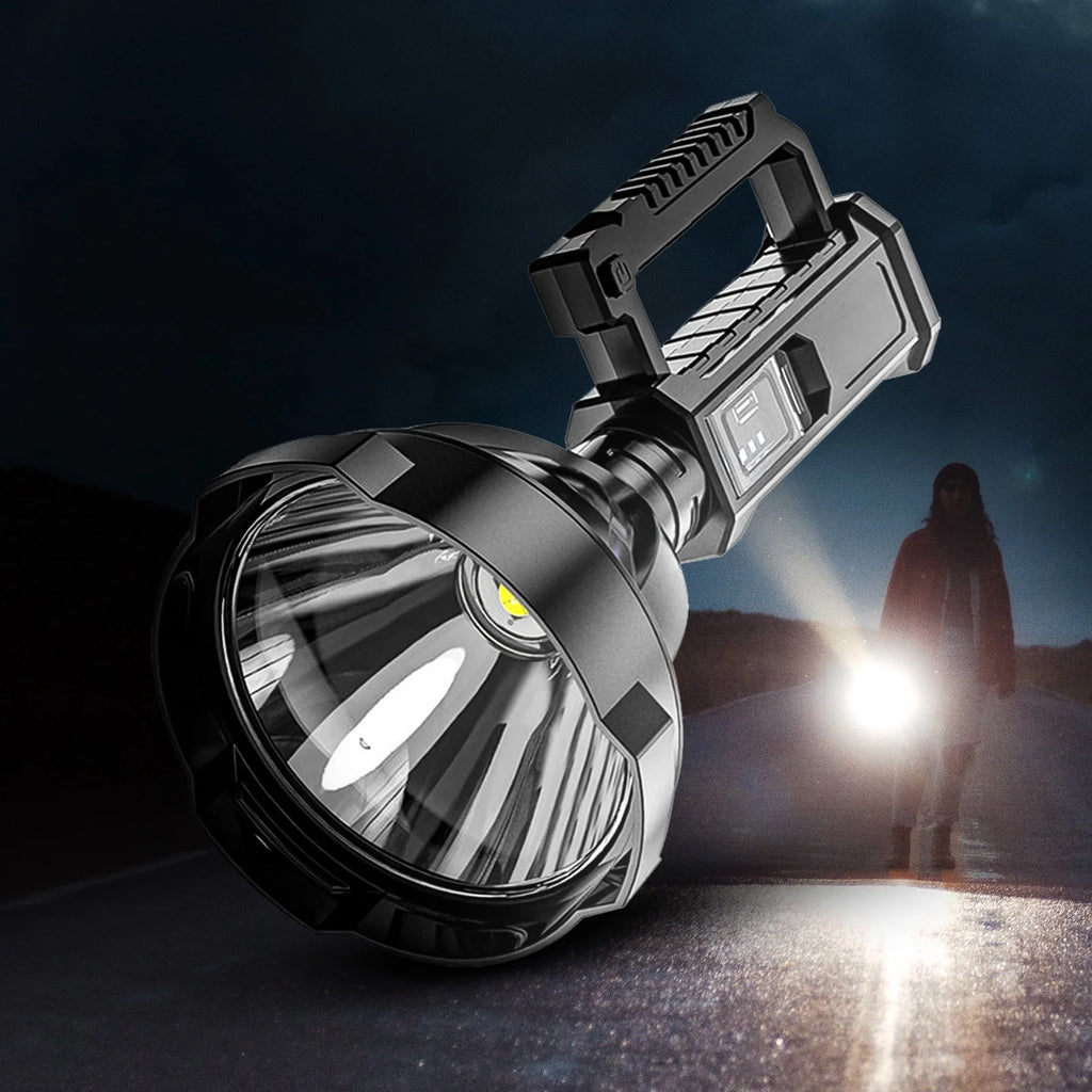 50000 Lumens Super Bright LED USB Rechargeable Waterproof Flashlight E834