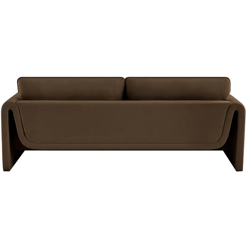 Brown Velvet Sofa X13027