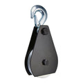 4 in. 1.5 Ton Aluminum Sheave Block with Hook J442618