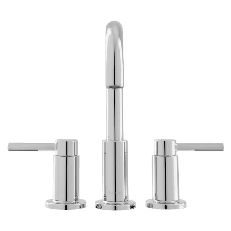 8 in. Widespread Double-Handle High-Arc Bathroom Faucet Polished Chrome G31203