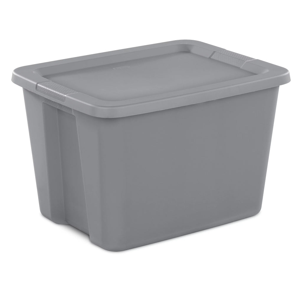 18 Gallon Plastic Tote Box, Set of 8 X5213