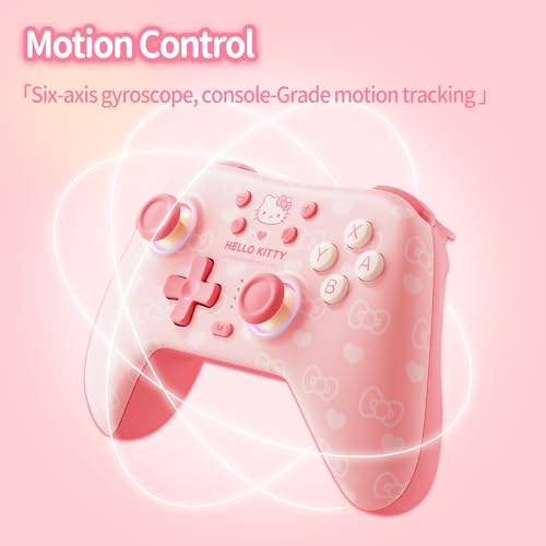 Wireless Bluetooth Gamepad with 6-Axis Motion HD Vibration R355