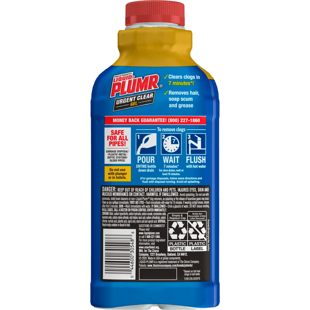 Drain Clog Remover Gel, 17 fl oz E4469