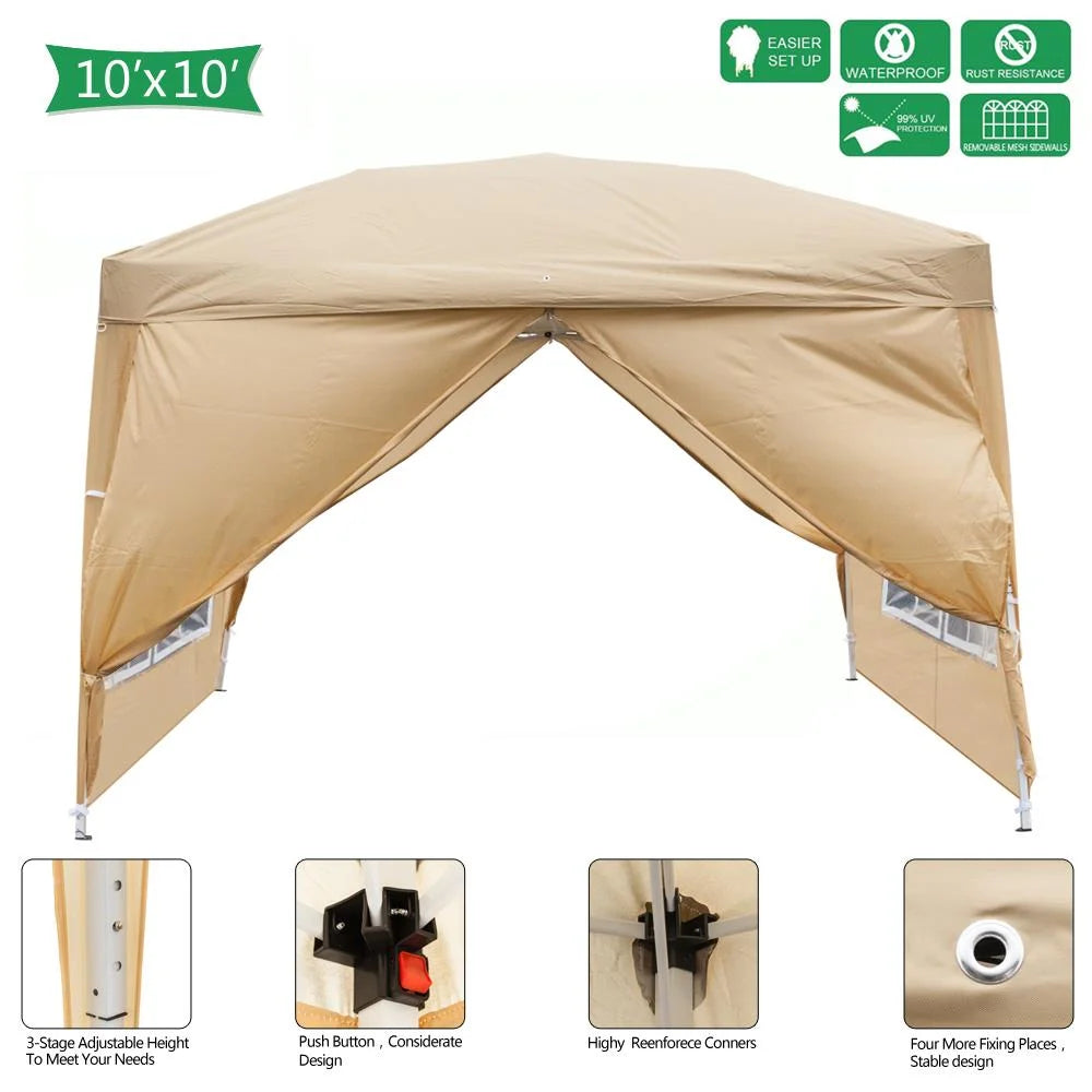 10'x20' Pop Up Canopy Tent with Carry Bag Z12579