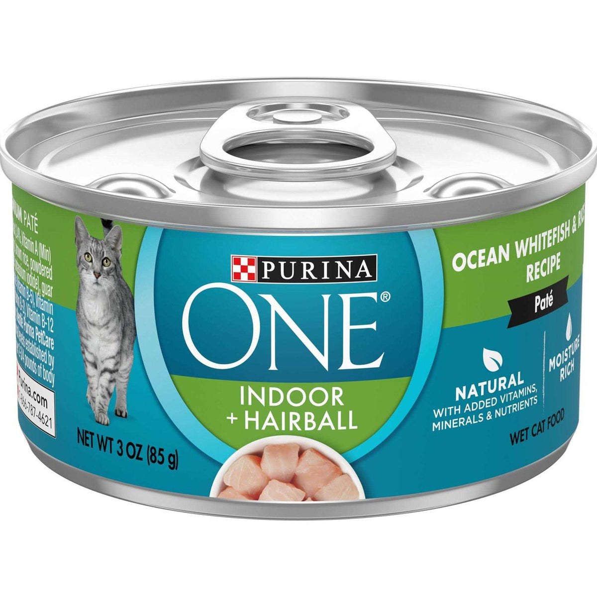 Indoor Advantage Natural Cat Food Ocean Whitefish & Rice D399