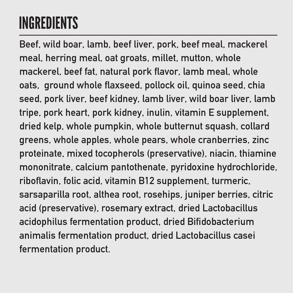Dry Dog Food W6297