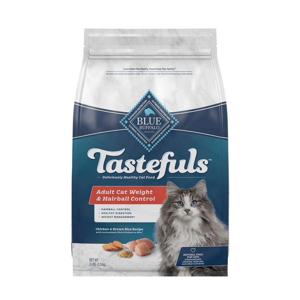 Blue Indoor Hairball & Weight Control Adult Cat Dry Food Q912